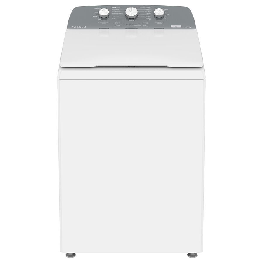Lavadora 18kg Carga Superior Blanca Agitador