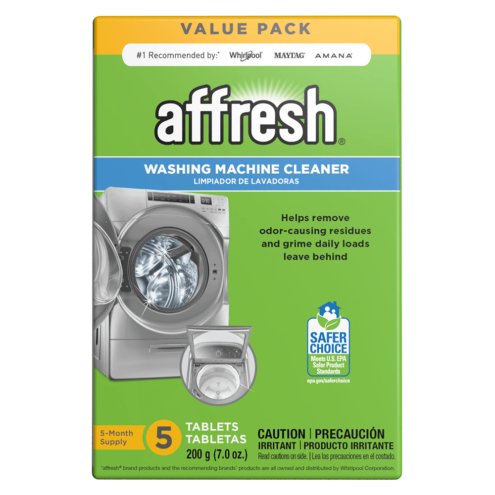 Affresh Pastillas limpiadoras para lavadoras (Cartón 5) W10549846