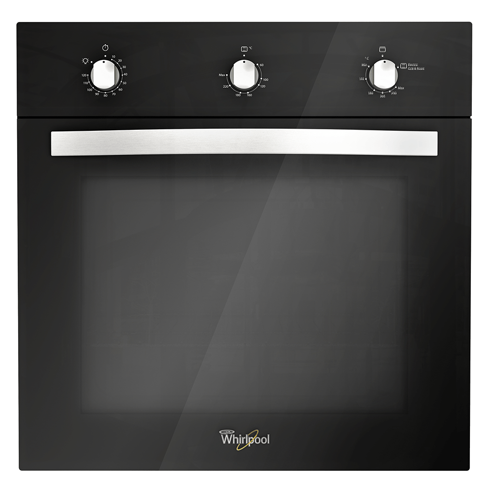 Horno de gas 24 pulgadas empotrable con acabado espejo