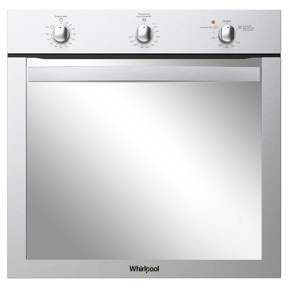Horno de gas 24 pulgadas empotrable de convección Gris