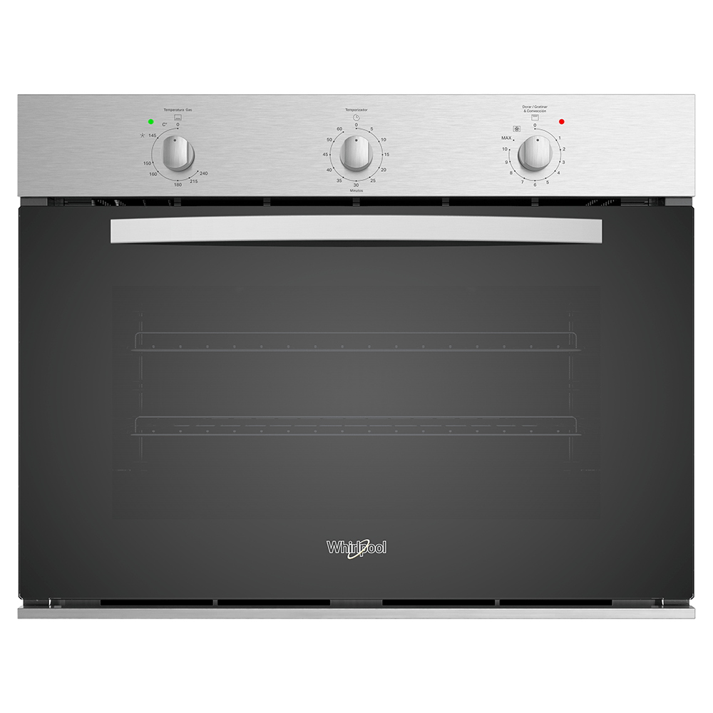 Horno de gas 30 pulgadas empotrable de convección Negro
