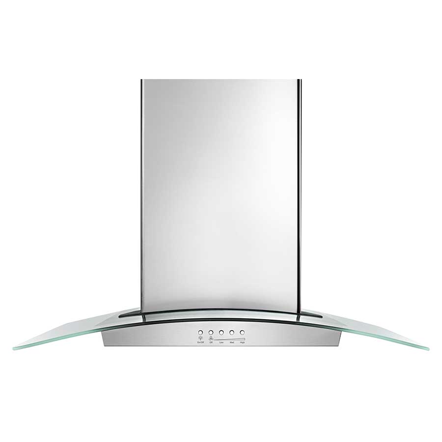Campana De Pared de 92 cm de Acero Inoxidable Gris