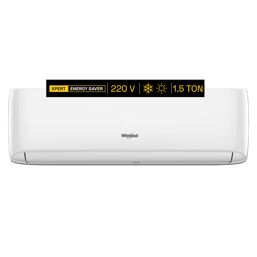 Minisplit Inverter 1.5 toneladas de 220v Frío Calor Blanco