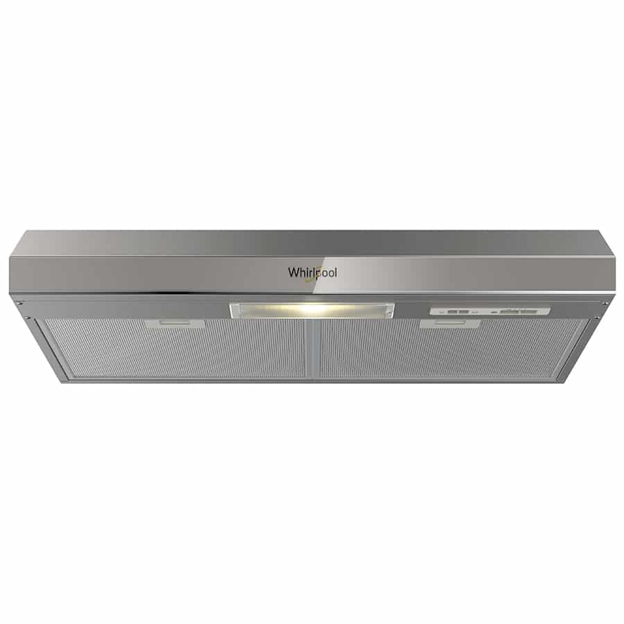Campana empotrable 80cm con 3 velocidades de Acero Inoxidable con vidrio espejo