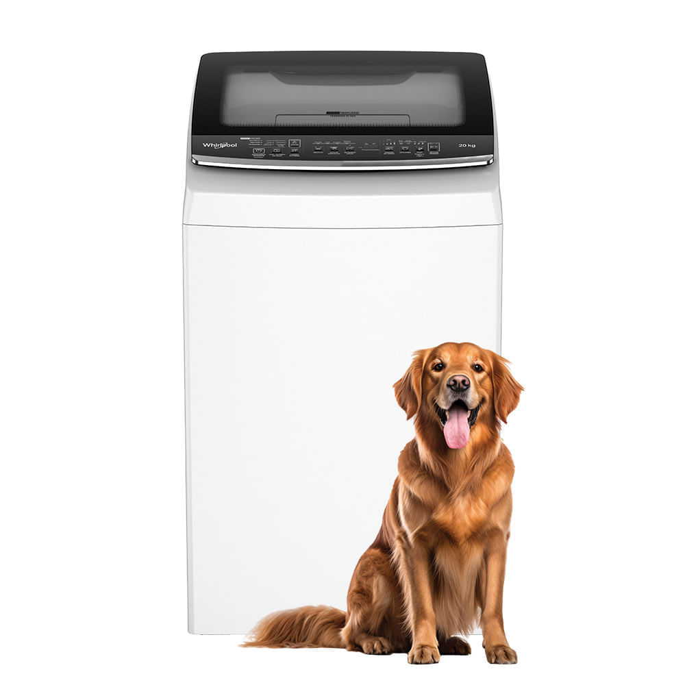 Lavadora 20kg carga superior Xpert Eco Impeller con ciclo ropa de mascotas Blanca